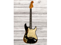 Fender Custom Shop Limited Edition 66 Stratocaster Super Heavy Relic Aged Black Fender Custom Shop Limited Edition 66 Stratocaster Super Heavy Relic Aged Black